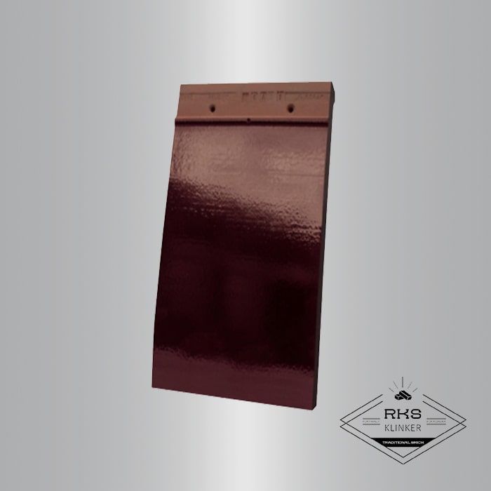 Керамическая черепица Koramic, Plain Tile Smooth, Wine Red Glazed в Симферополе